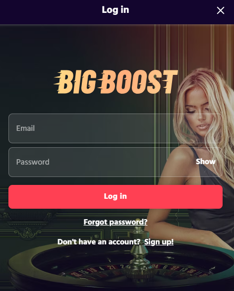 Big Boost Casino Login